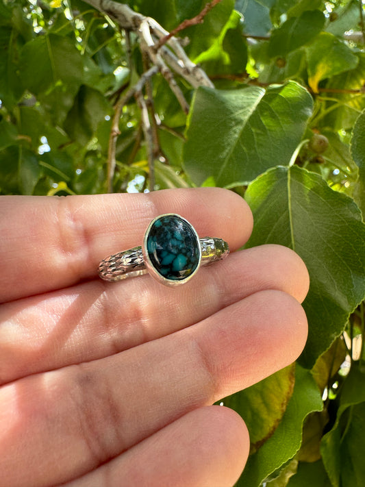Turquoise Oval Ring (Sz 11.5)