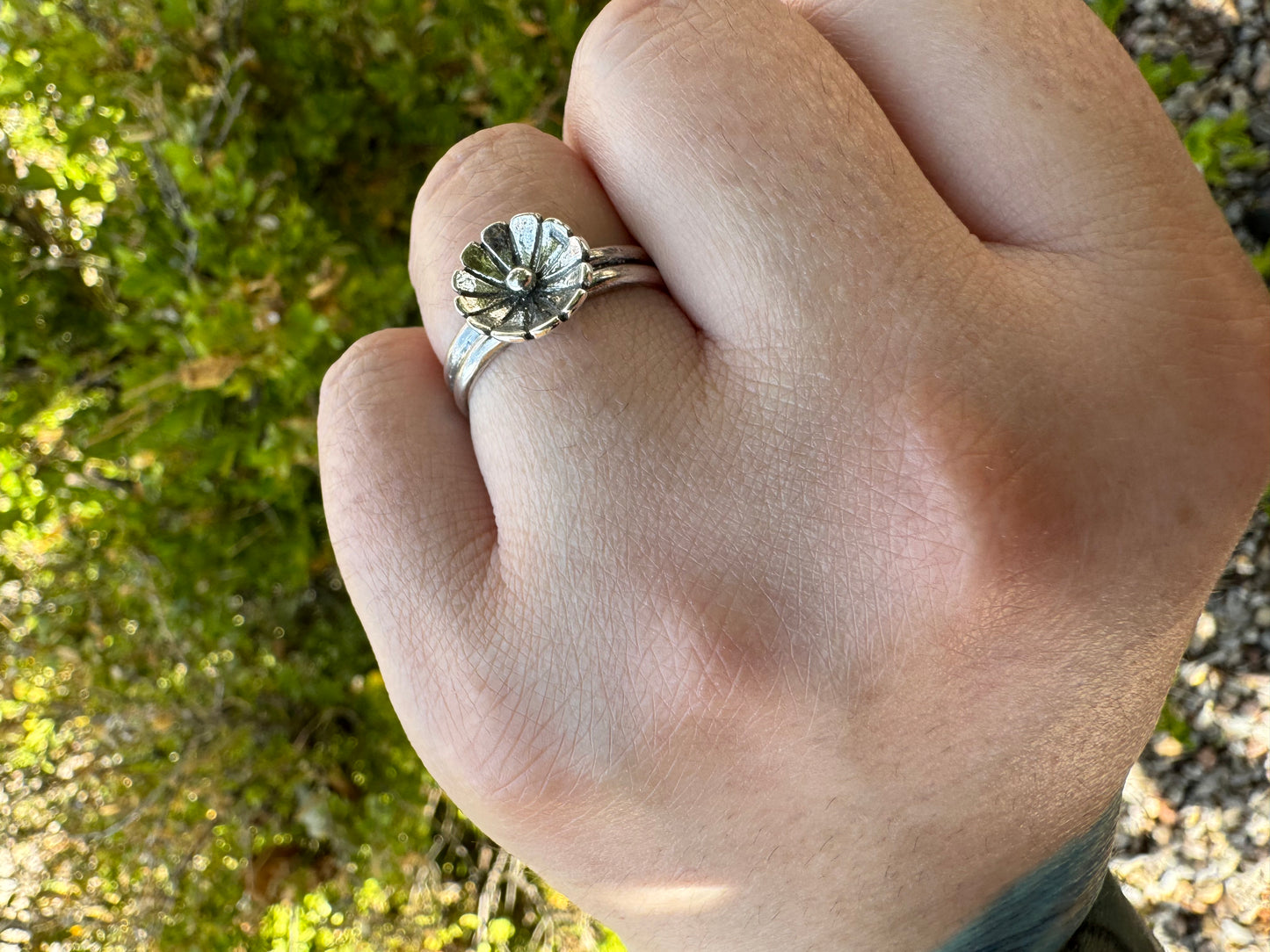Native Flower Ring (Sz 9)