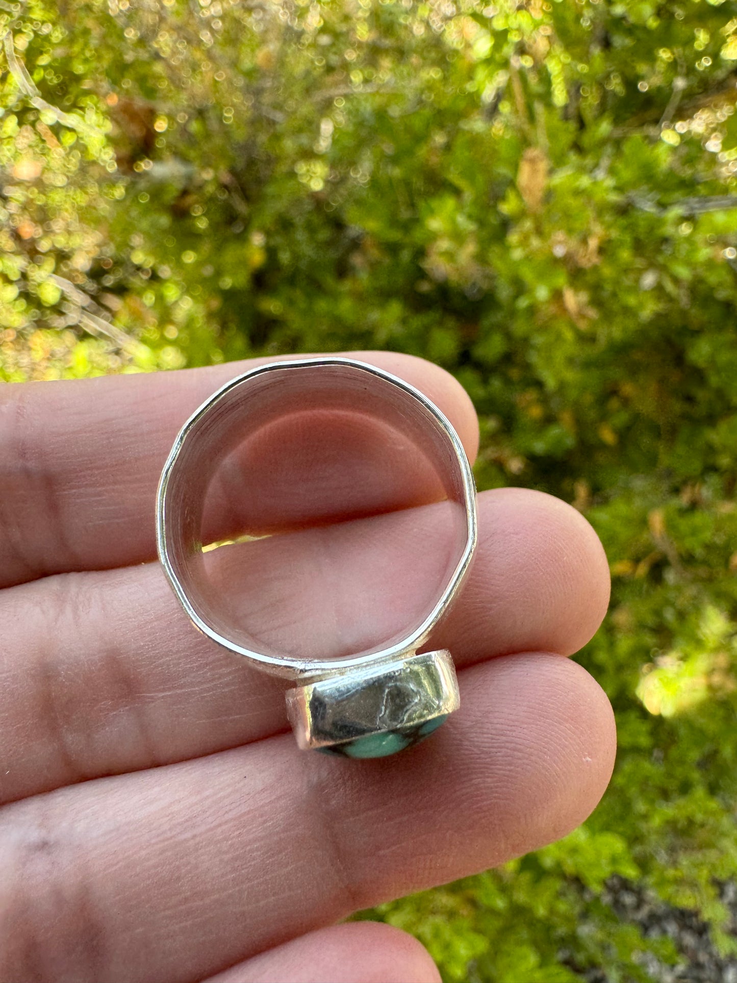 Turquoise Square Ring (Sz 9)