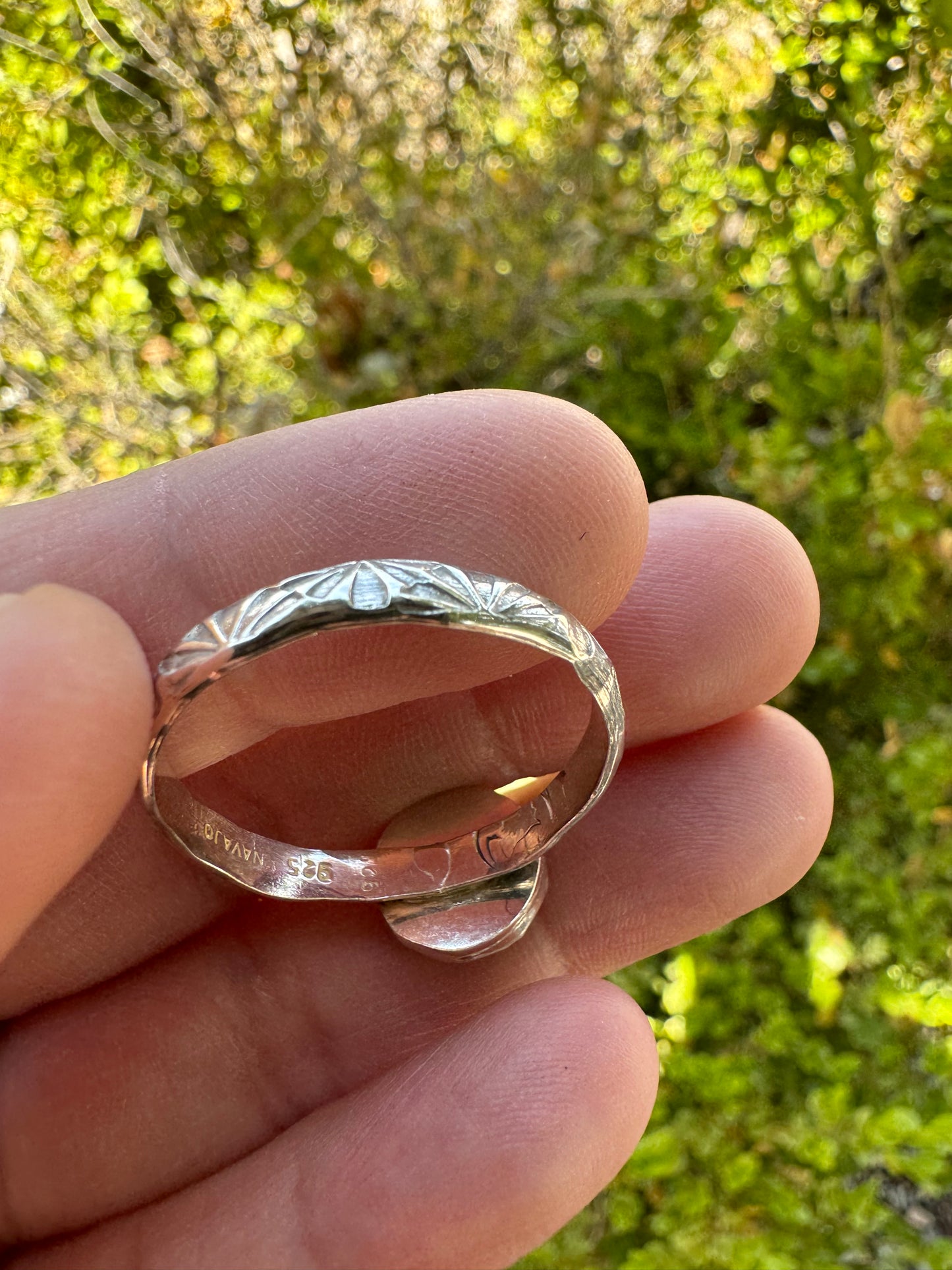 Turquoise Round Ring (Sz 14)