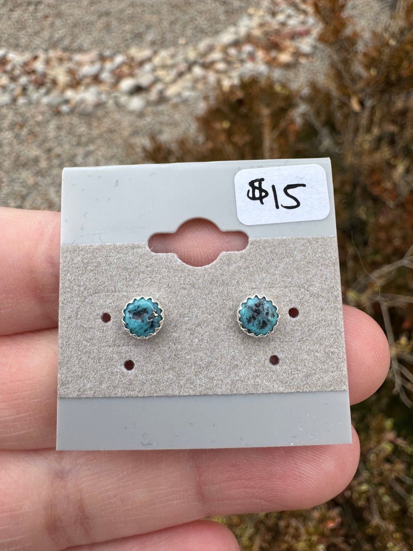 5mm Turquoise Stud Earrings (1)